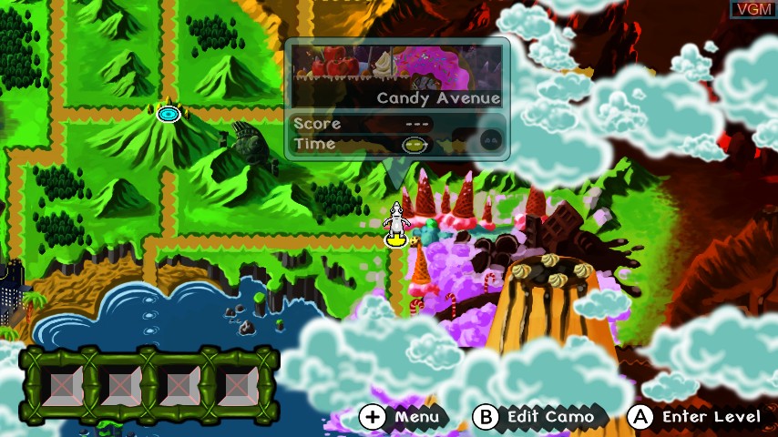 Image du menu du jeu Canvaleon sur Nintendo Wii U