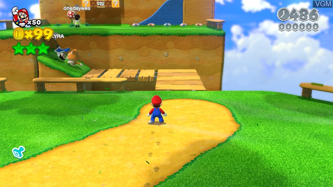 Image in-game du jeu Super Mario 3D World sur Nintendo Wii U