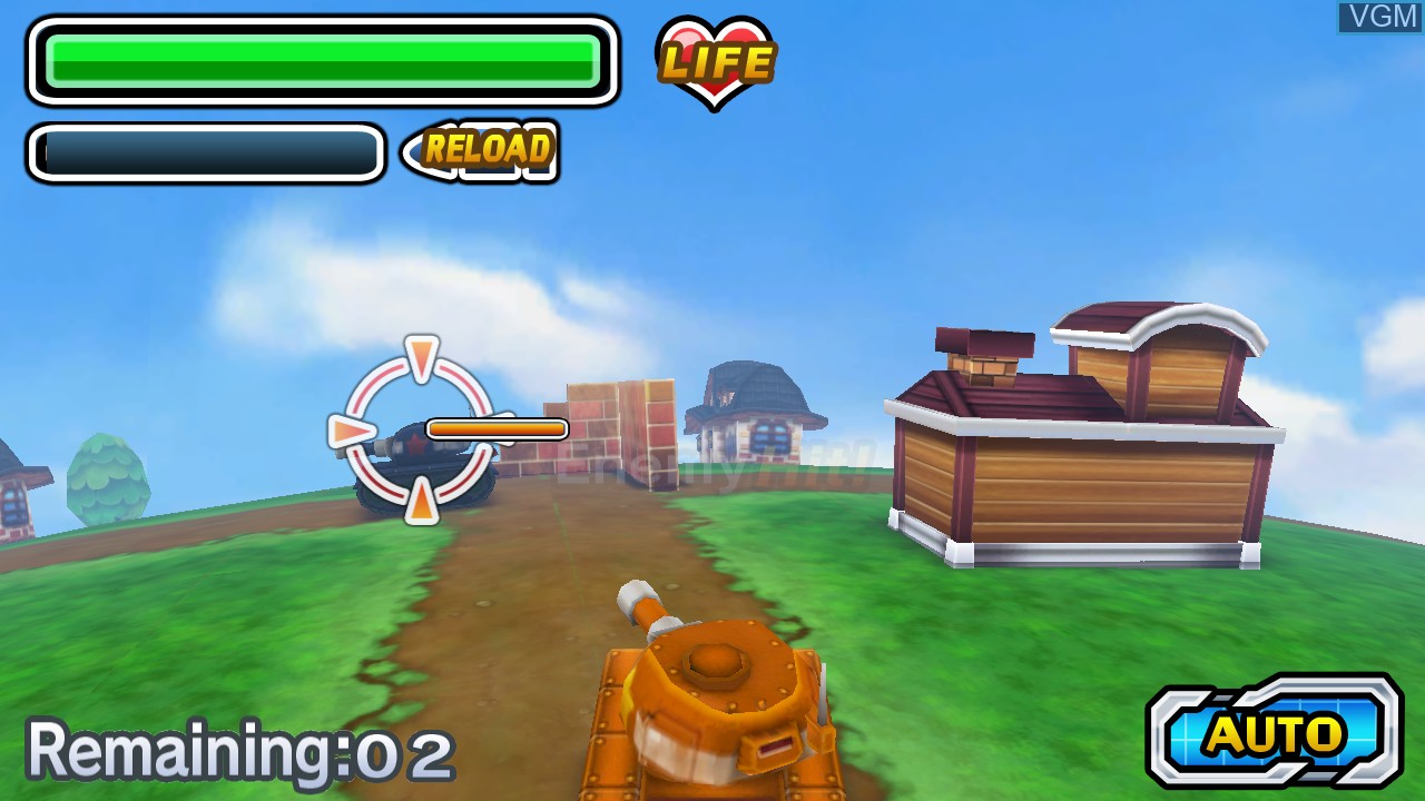 Image in-game du jeu Brave Tank Hero sur Nintendo Wii U