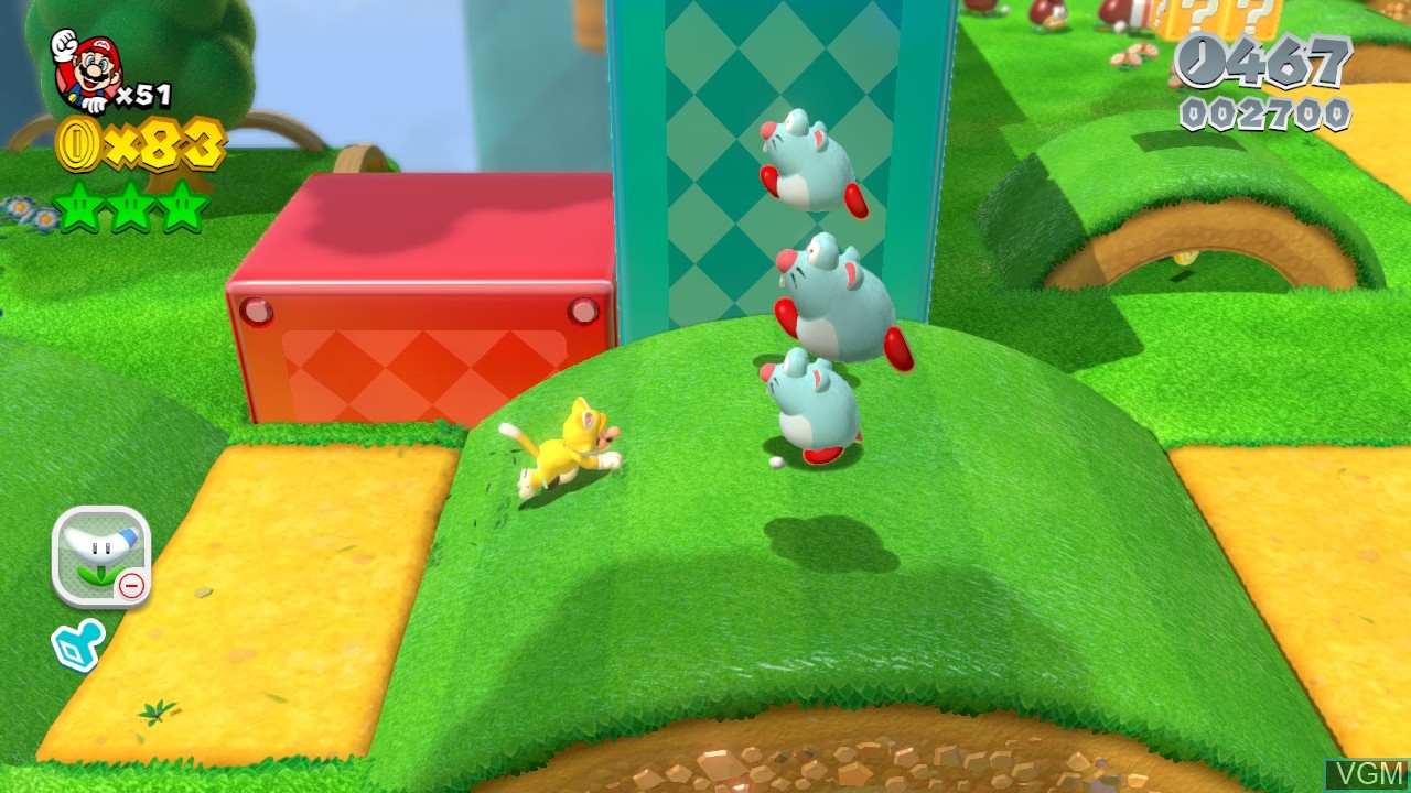 Image in-game du jeu Super Mario 3D World sur Nintendo Wii U