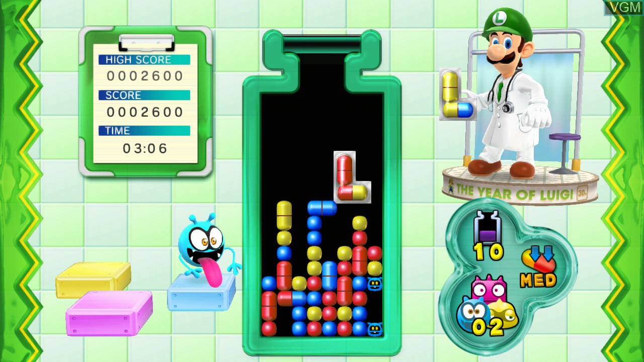 Image in-game du jeu Dr. Luigi sur Nintendo Wii U
