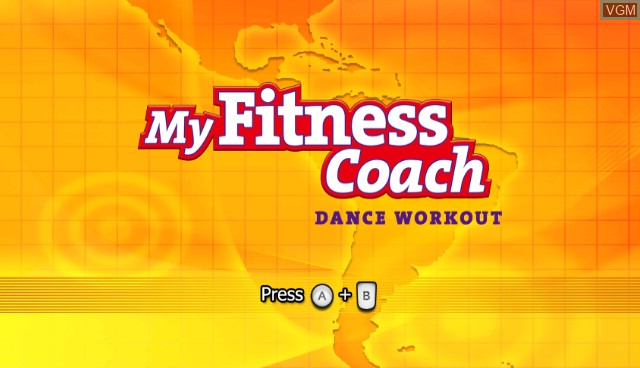 Image de l'ecran titre du jeu My Fitness Coach - Dance Workout sur Nintendo Wii