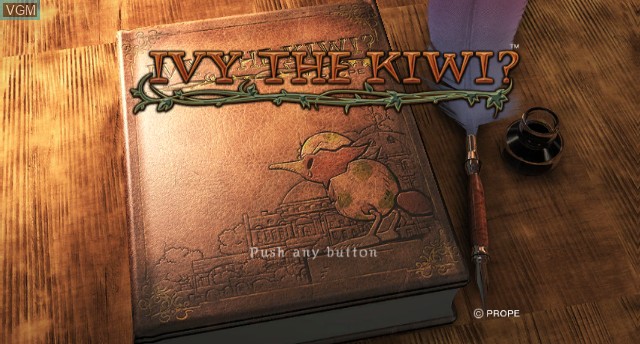 Image de l'ecran titre du jeu Ivy The Kiwi? sur Nintendo Wii