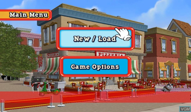 Image du menu du jeu Pizza Delivery Boy sur Nintendo Wii