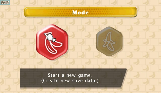 Image du menu du jeu Petz Crazy Monkeyz sur Nintendo Wii