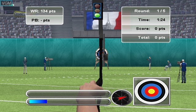 Image in-game du jeu International Athletics sur Nintendo Wii