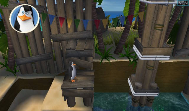 Image in-game du jeu Penguins of Madagascar sur Nintendo Wii