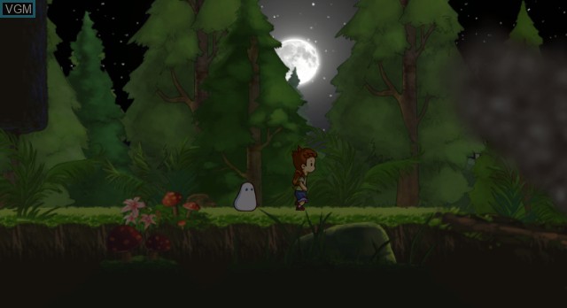Image in-game du jeu A Boy and His Blob sur Nintendo Wii