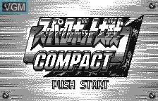 Image de l'ecran titre du jeu Super Robot Taisen Compact sur Bandai WonderSwan