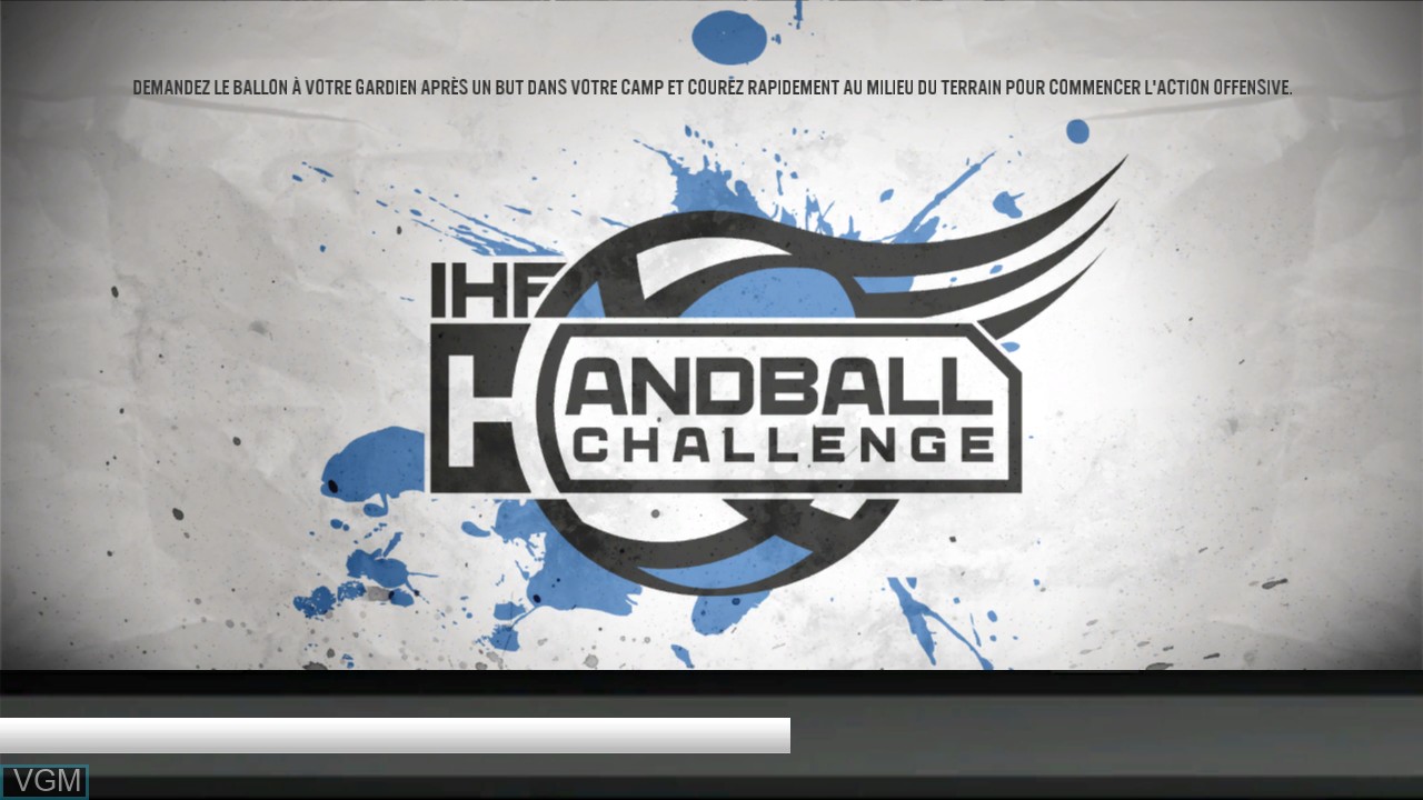Image de l'ecran titre du jeu IHF Handball Challenge 14 sur Microsoft Xbox 360