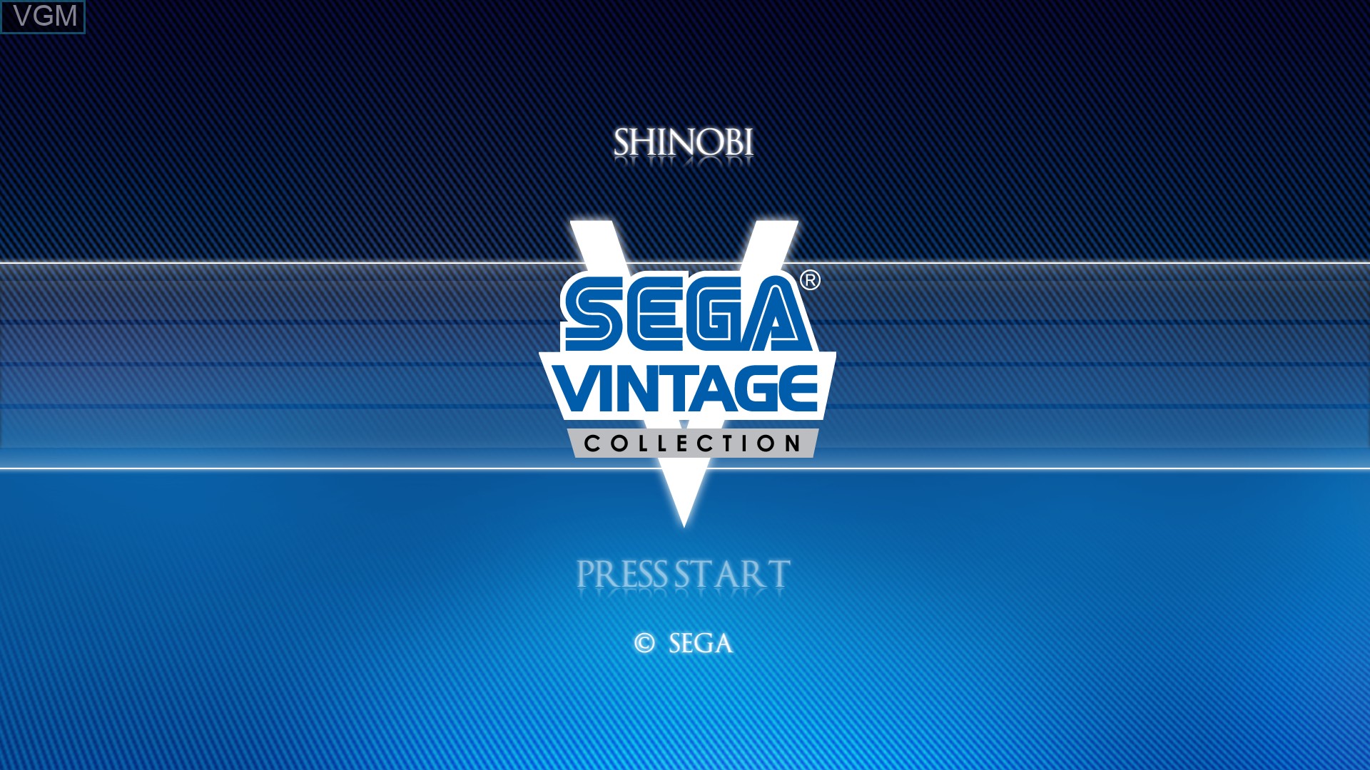 Image de l'ecran titre du jeu Shinobi sur Microsoft Xbox 360