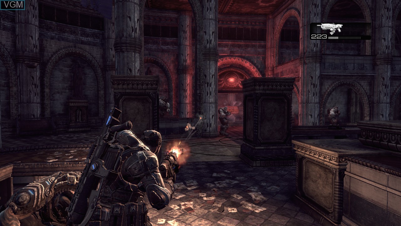 Image in-game du jeu Gears of War 2 sur Microsoft Xbox 360