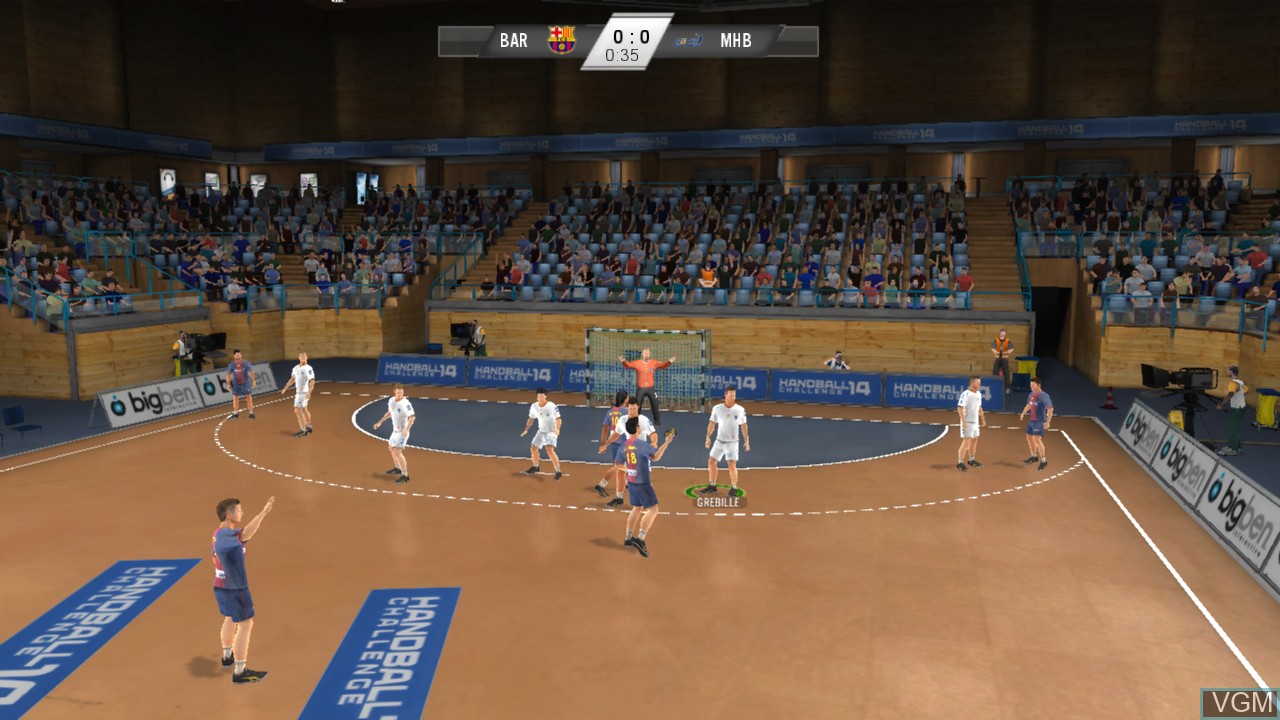 Image in-game du jeu IHF Handball Challenge 14 sur Microsoft Xbox 360