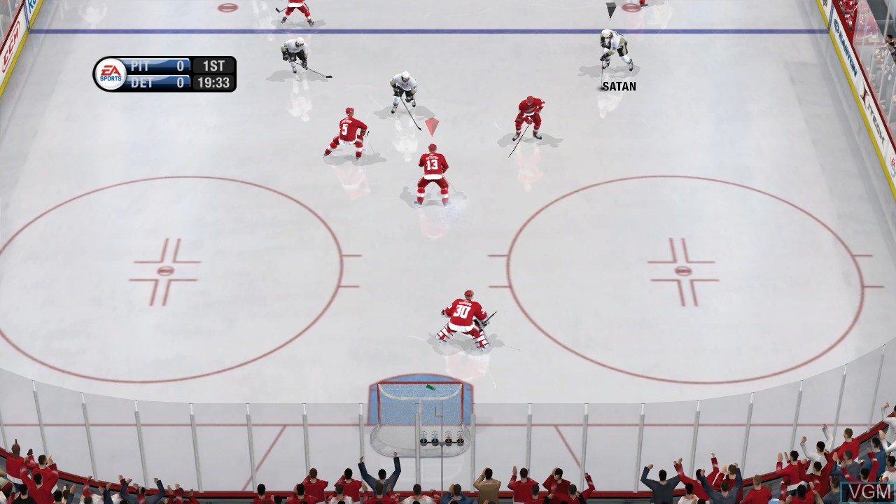 Image in-game du jeu NHL 09 sur Microsoft Xbox 360