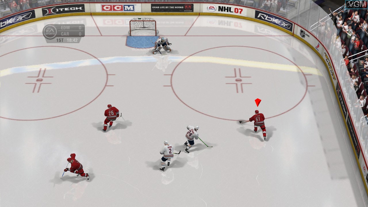 Image in-game du jeu NHL 07 sur Microsoft Xbox 360