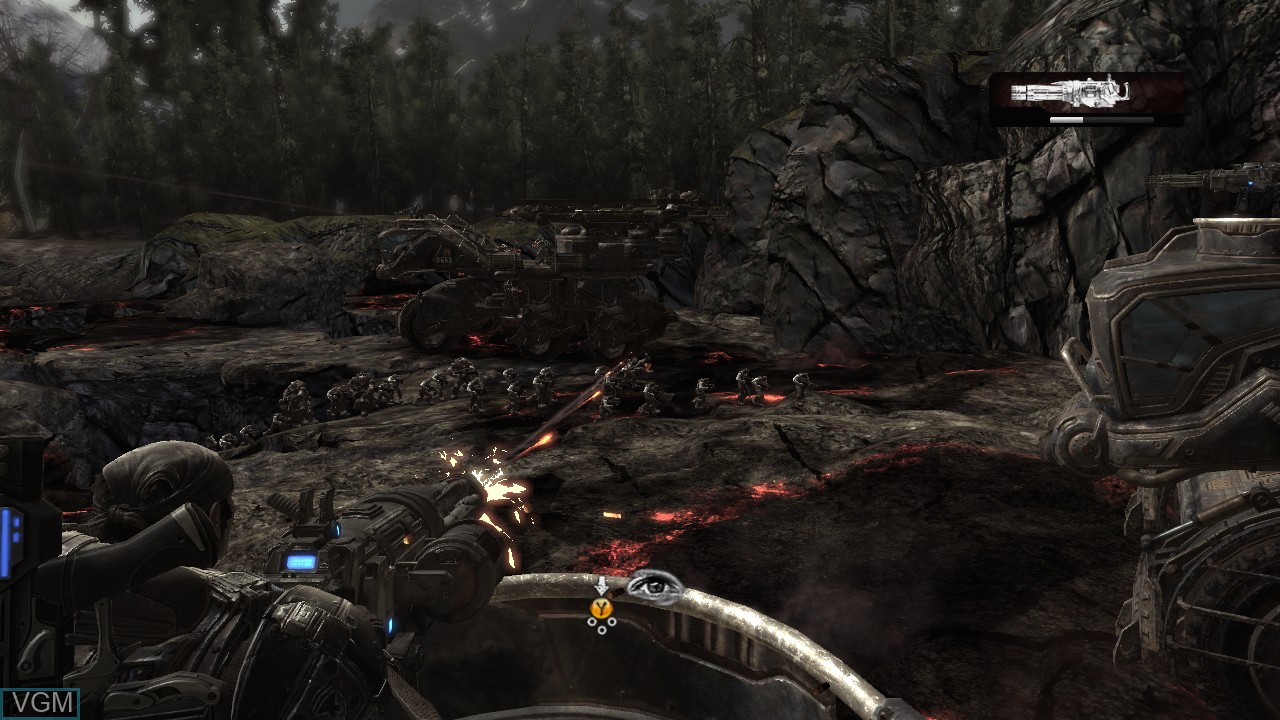 Image in-game du jeu Gears of War 2 sur Microsoft Xbox 360