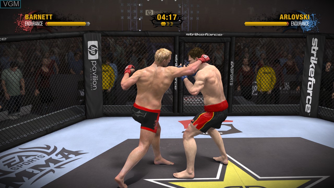 Image in-game du jeu EA Sports MMA sur Microsoft Xbox 360