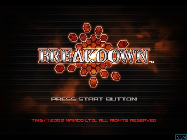 Image de l'ecran titre du jeu Breakdown sur Microsoft Xbox