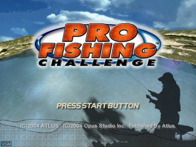 Image de l'ecran titre du jeu Pro Fishing Challenge sur Microsoft Xbox
