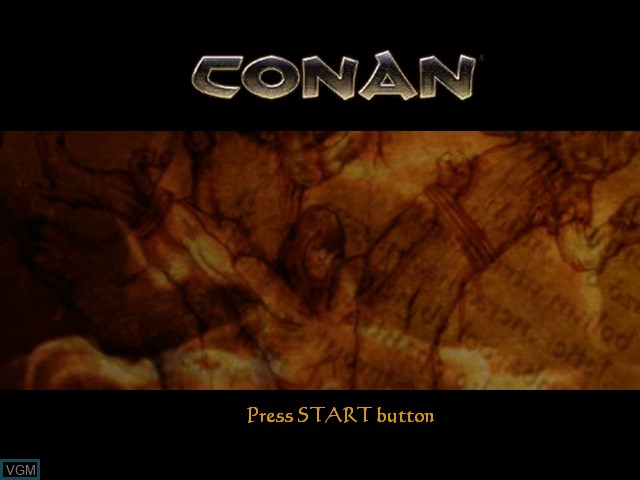 Image de l'ecran titre du jeu Conan sur Microsoft Xbox