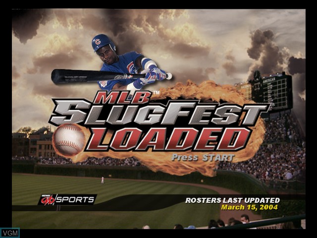 Image de l'ecran titre du jeu MLB SlugFest - Loaded sur Microsoft Xbox