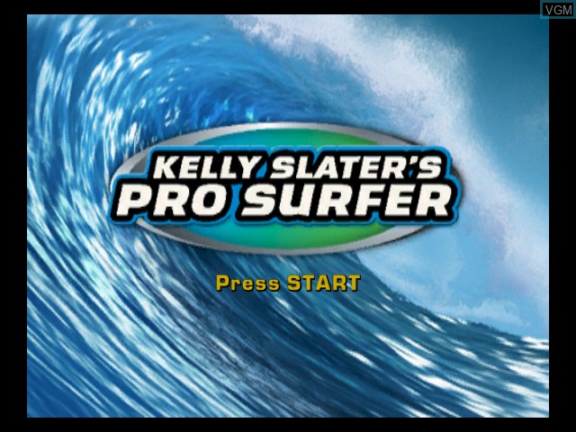 Image de l'ecran titre du jeu Kelly Slater's Pro Surfer sur Microsoft Xbox