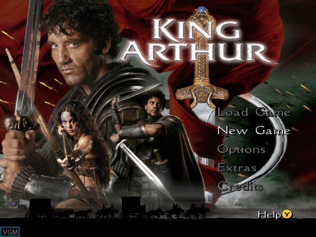 Image de l'ecran titre du jeu King Arthur sur Microsoft Xbox