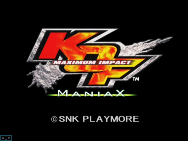 Image de l'ecran titre du jeu King of Fighters - Maximum Impact - Maniax sur Microsoft Xbox