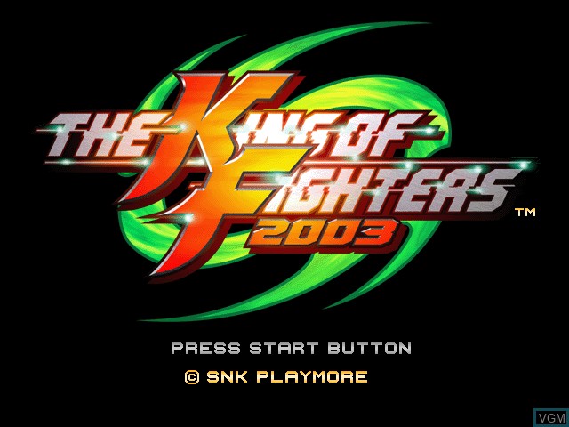 Image de l'ecran titre du jeu King of Fighters 2003, The sur Microsoft Xbox