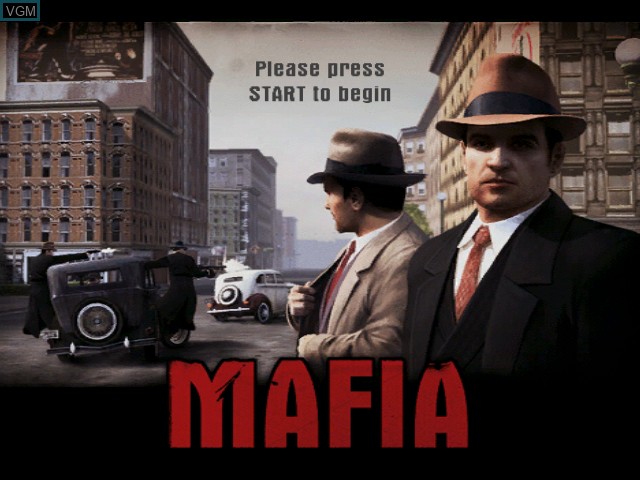 Image de l'ecran titre du jeu Mafia sur Microsoft Xbox