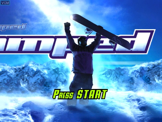 Image de l'ecran titre du jeu Amped - Freestyle Snowboarding sur Microsoft Xbox