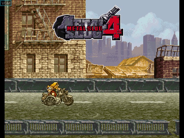 Image de l'ecran titre du jeu Metal Slug 4 sur Microsoft Xbox