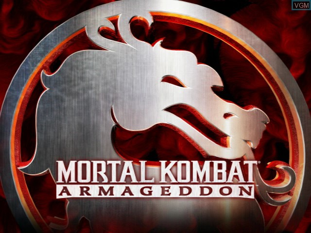 Image de l'ecran titre du jeu Mortal Kombat - Armageddon sur Microsoft Xbox