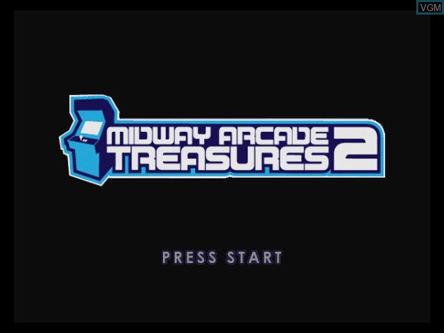 Image de l'ecran titre du jeu Midway Arcade Treasures 2 sur Microsoft Xbox