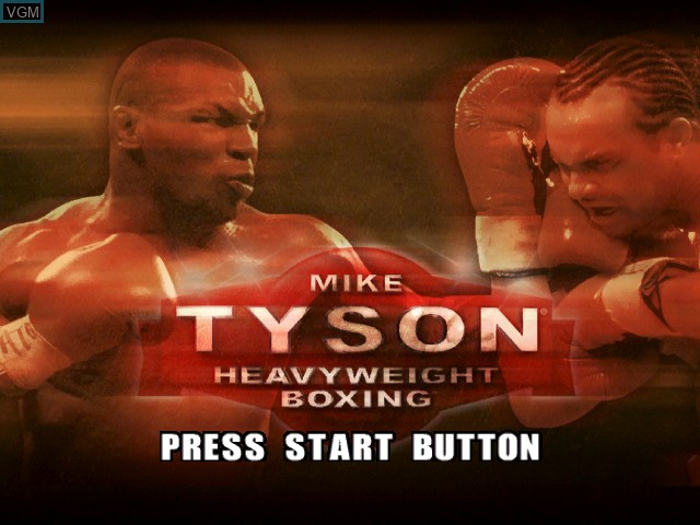 Image de l'ecran titre du jeu Mike Tyson Heavyweight Boxing sur Microsoft Xbox