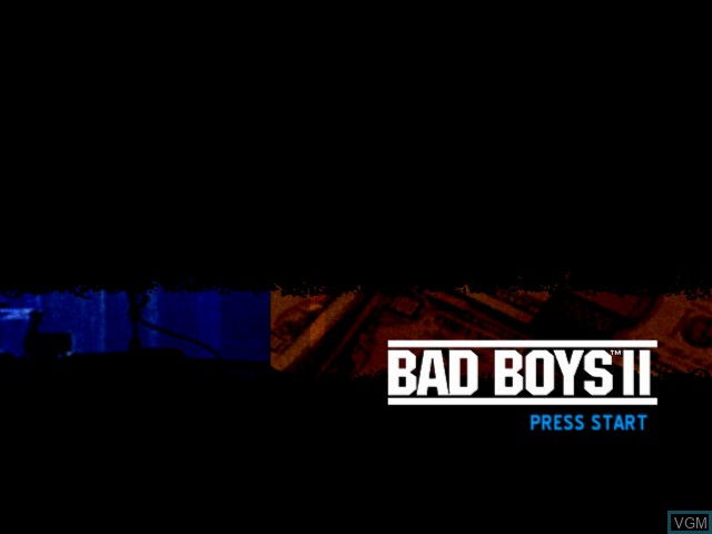 Image de l'ecran titre du jeu Bad Boys II sur Microsoft Xbox