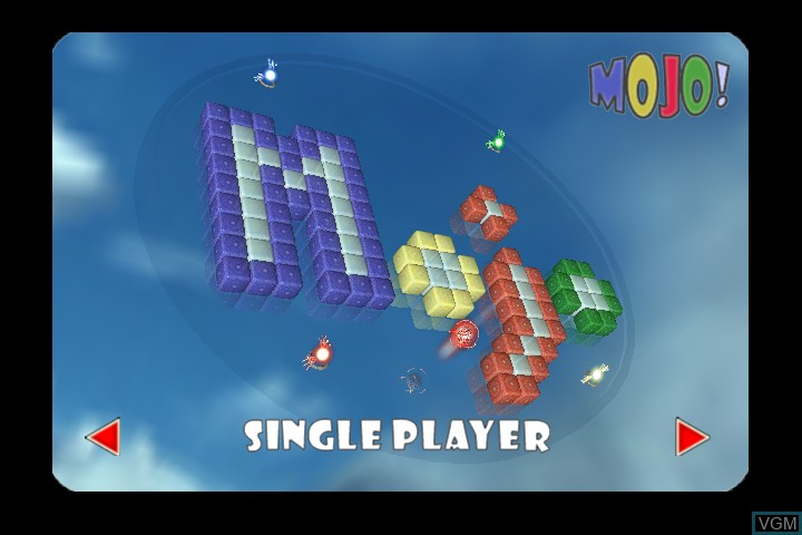 Image de l'ecran titre du jeu Mojo! sur Microsoft Xbox