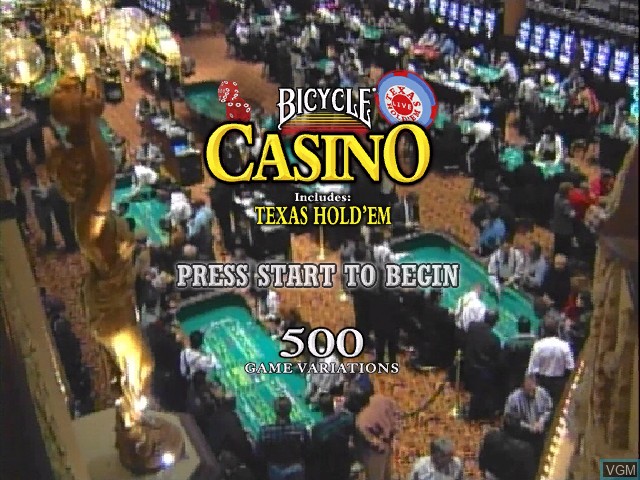 Image de l'ecran titre du jeu Bicycle Casino sur Microsoft Xbox