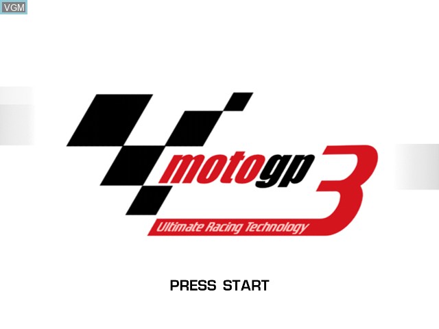 Image de l'ecran titre du jeu MotoGP 3 - Ultimate Racing Technology sur Microsoft Xbox