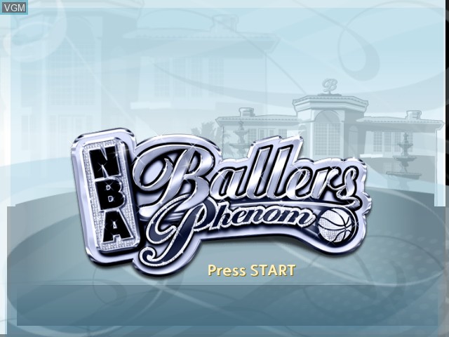 Image de l'ecran titre du jeu NBA Ballers - Phenom sur Microsoft Xbox