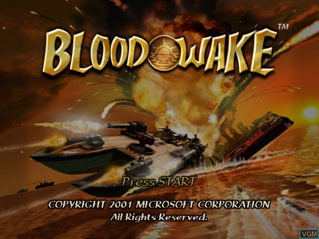 Image de l'ecran titre du jeu Blood Wake sur Microsoft Xbox