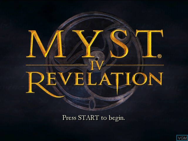 Image de l'ecran titre du jeu Myst IV - Revelation sur Microsoft Xbox