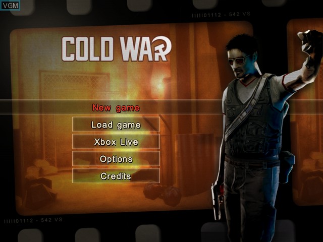 Image de l'ecran titre du jeu Cold War sur Microsoft Xbox