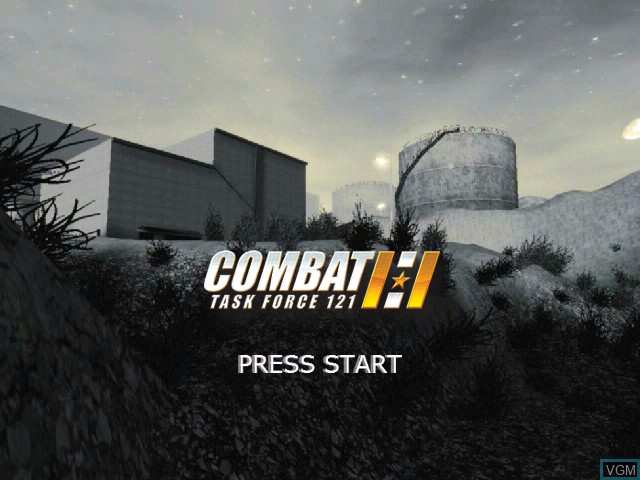Image de l'ecran titre du jeu Combat - Task Force 121 sur Microsoft Xbox