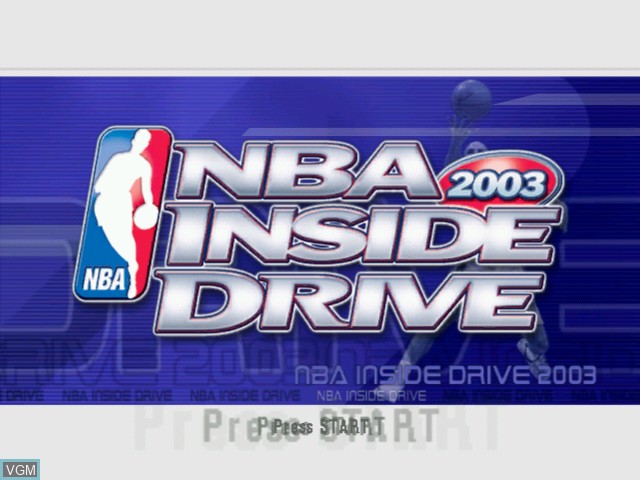 Image de l'ecran titre du jeu NBA Inside Drive 2003 sur Microsoft Xbox