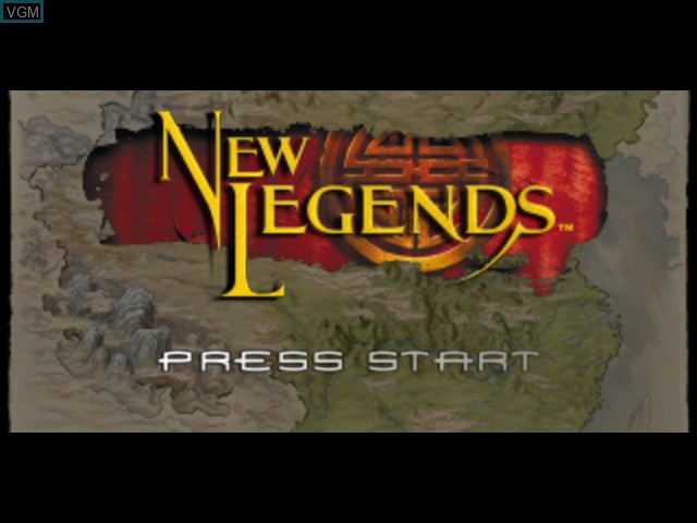 Image de l'ecran titre du jeu New Legends sur Microsoft Xbox