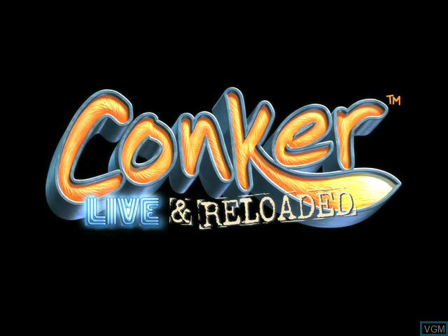 Image de l'ecran titre du jeu Conker - Live & Reloaded sur Microsoft Xbox