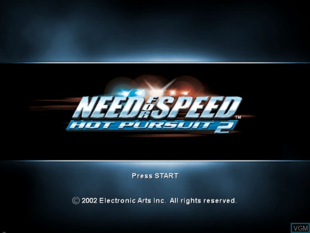 Image de l'ecran titre du jeu Need for Speed - Hot Pursuit 2 sur Microsoft Xbox