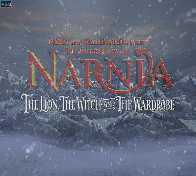 Image de l'ecran titre du jeu Chronicles of Narnia, The - The Lion, The Witch and The Wardrobe sur Microsoft Xbox