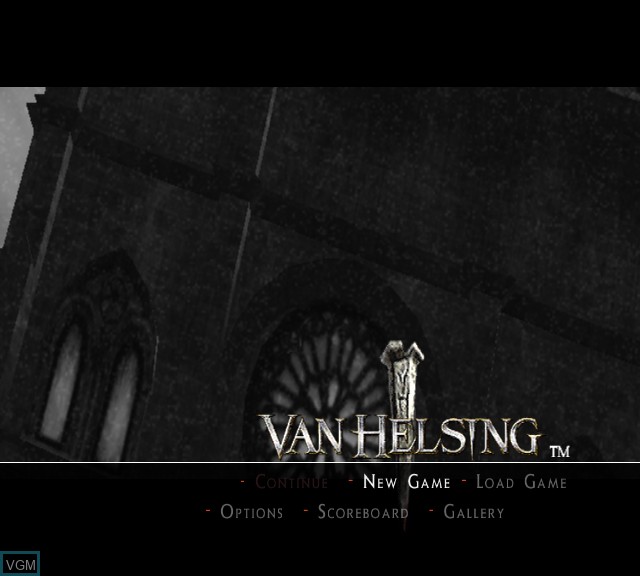 Image de l'ecran titre du jeu Van Helsing sur Microsoft Xbox